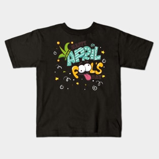 Spreading Smiles & Pranks: The Happy April Fools' Day Tee Kids T-Shirt